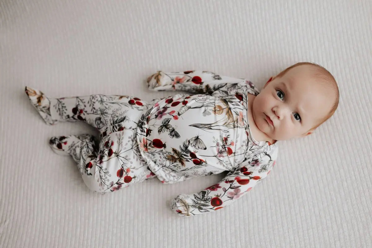 Three Little Tots Floral Girls Kids Pajamas - 