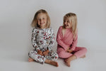 Three Little Tots Floral Girls Kids Pajamas - 