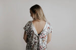 Three Little Tots Floral Mommy Labor and Delivery Nursing Hospital Gown - 