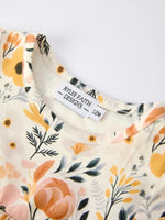 Floral Print Baby Girls Long Sleeve Top And Ruffle Bloomers Rylee Faith Designs Everetts Place Boutique