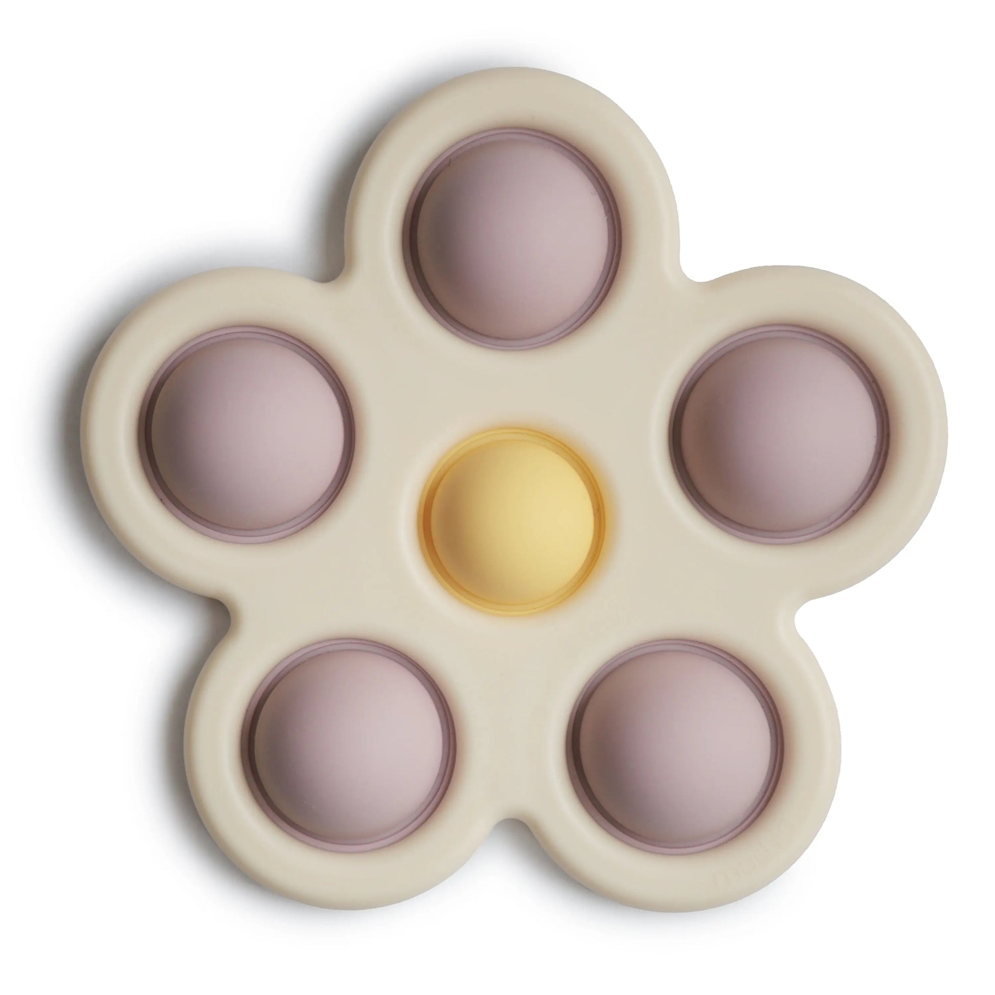 Flower Press Toy for Fine Motor Skills and Sensory Exploration Mushie Everetts Place: Online Boutique 14.99