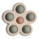 Mushie Flower Press Toy for Fine Motor Skills and Sensory Exploration - Baby & Toddler > Baby Toys & Activity Equipment > Push & Pull Toys Press Toy