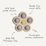 Mushie Flower Press Toy for Fine Motor Skills and Sensory Exploration - Baby & Toddler > Baby Toys & Activity Equipment > Push & Pull Toys Press Toy
