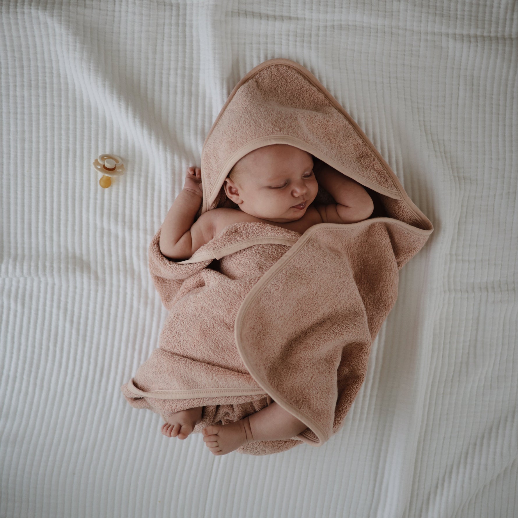 Organic Cotton Baby Hooded Towel by Mushie (view 26 of 58)