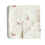 Mushie Organic Cotton Muslin Swaddle Blanket for Baby Cuddling and Nursing - Baby & Toddler > Swaddling & Receiving Blankets Swaddle