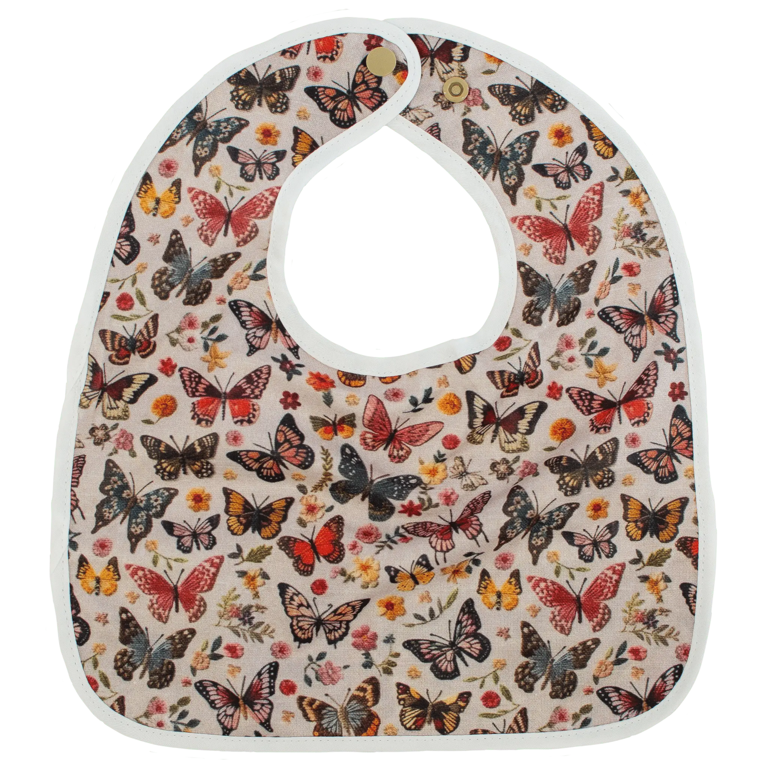 Texas Tushies Flutter Embroidery The Flip Bib Pocket Baby Drool Catcher - Baby & Toddler > Nursing & Feeding > Bibs Baby & Toddler Clothing