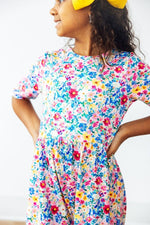 Mila & Rose ® Fluttering Flowers Girls Wide Leg Jumpsuit Mila Rose - Everetts Place Boutique - 