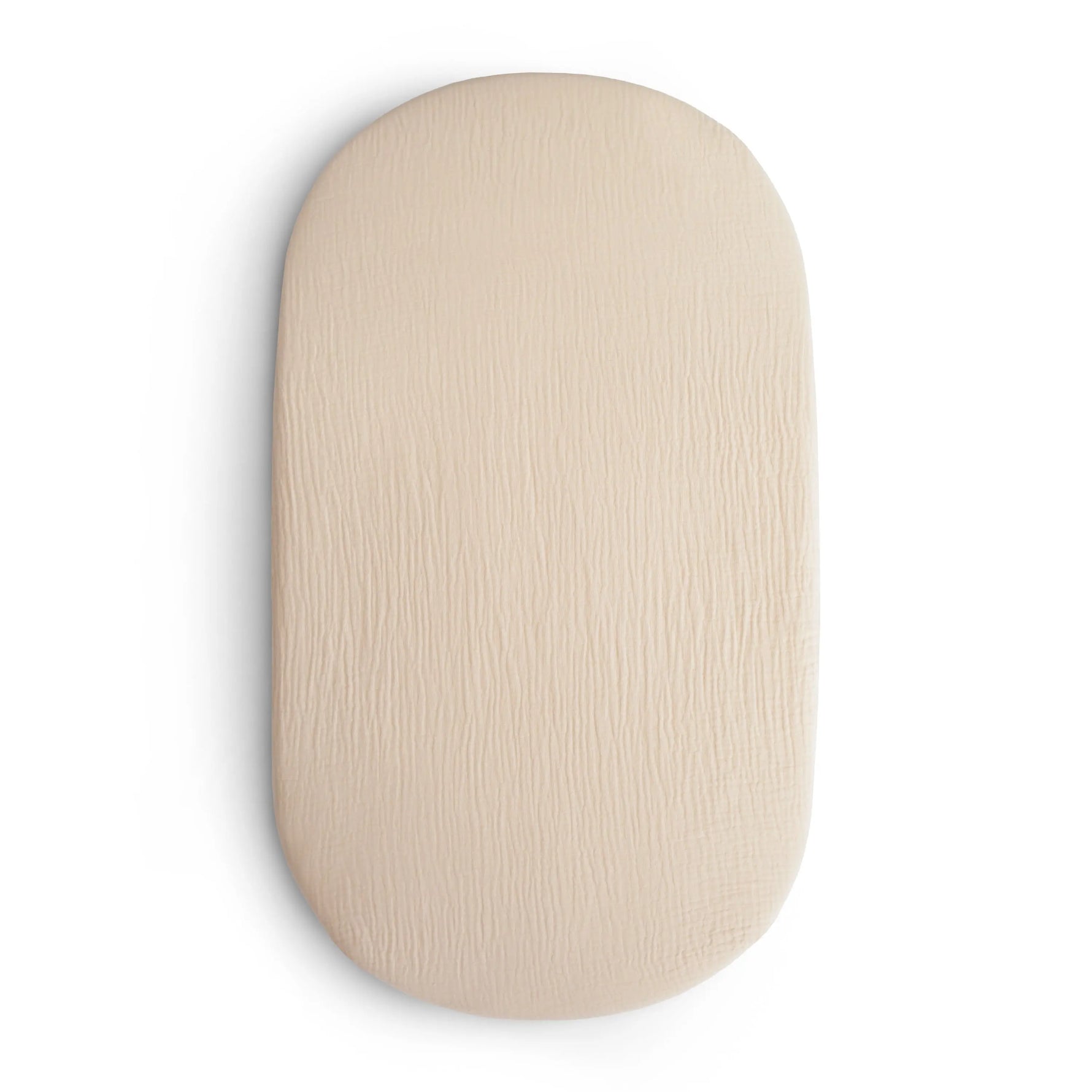 Mushie Extra Soft Bassinet Muslin Crib Sheet for Baby - 100 Percent Cotton Breathable Fabric - Home & Garden > Linens & Bedding > Bedding > Bed Sheets crib sheets
