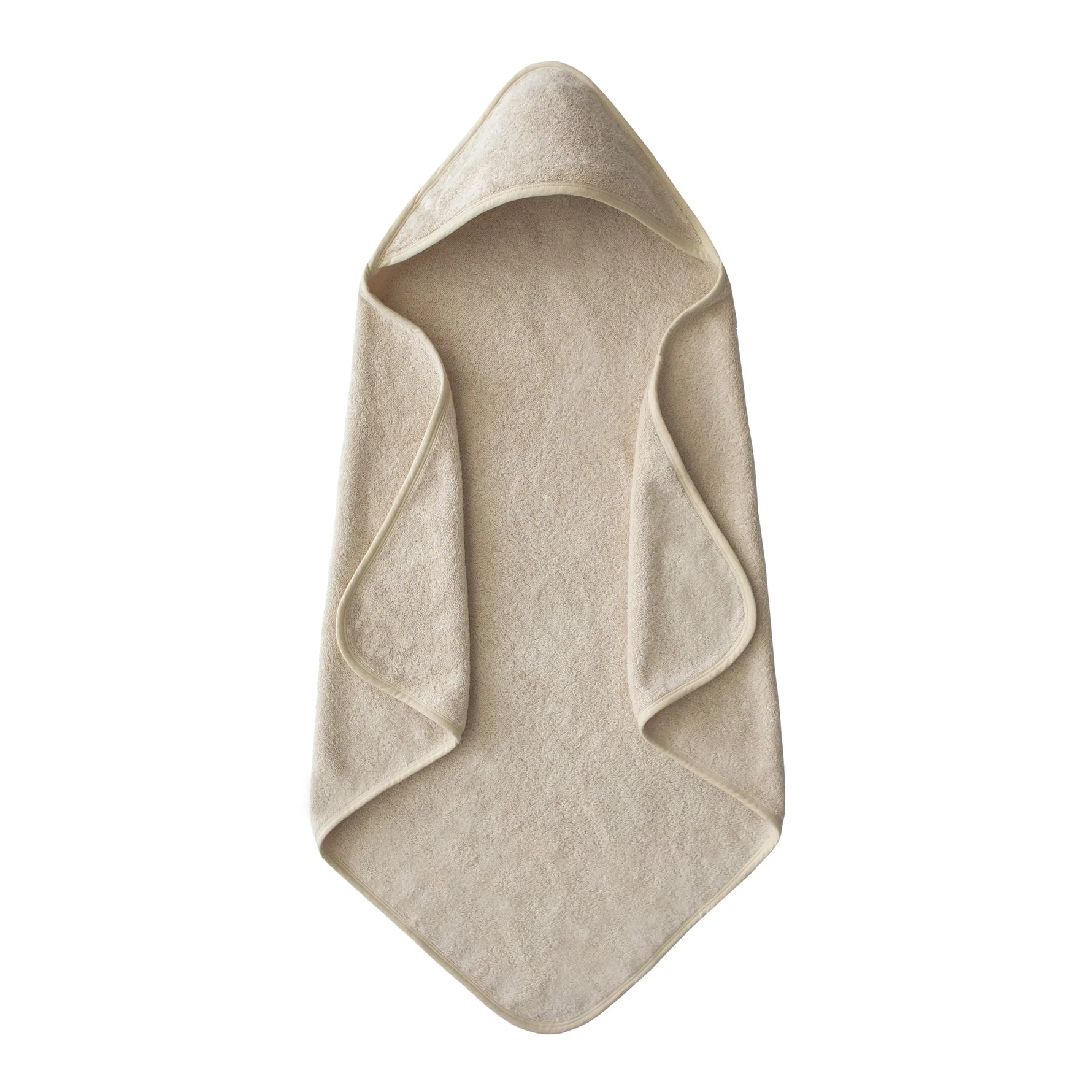Mushie Organic Cotton Baby Hooded Towel Soft and Absorbent for Cozy Cuddles - Baby & Toddler > Baby Bathing Hooded Towel