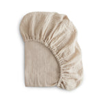 Mini Muslin Crib Sheet by Mushie