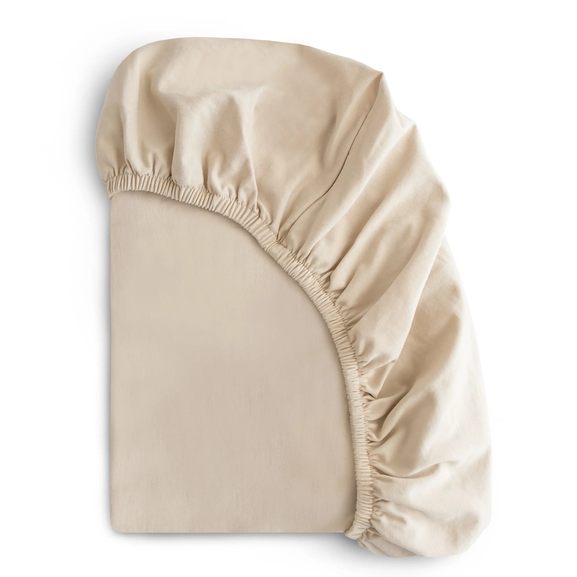 Stretchy Organic Cotton Bassinet Sheet for Babies with Fully Elastic Edges Mushie