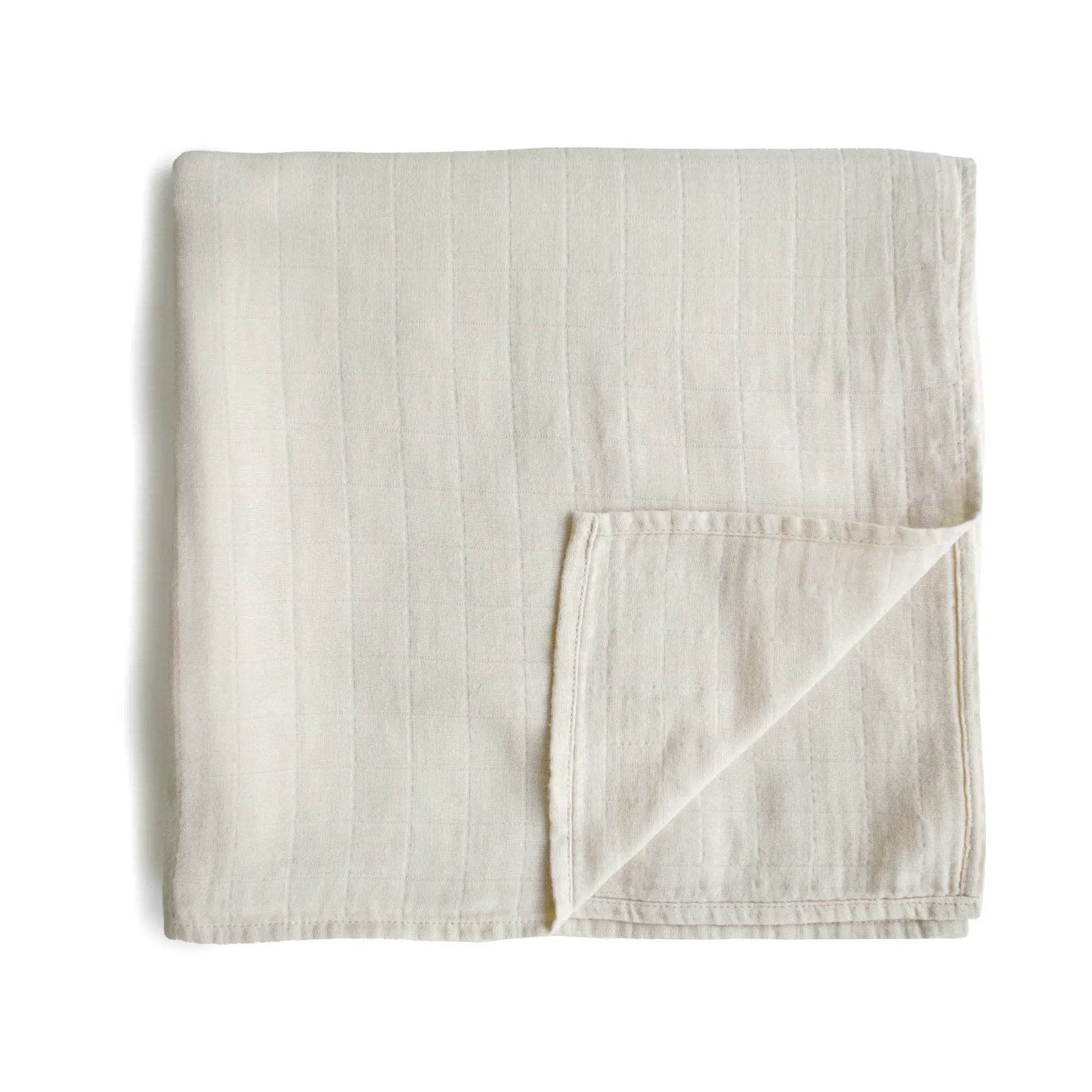 Mushie Organic Cotton Muslin Swaddle Blanket for Baby Cuddling and Nursing - Baby & Toddler > Swaddling & Receiving Blankets Swaddle