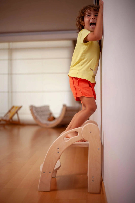 Foldable Montessori Kitchen Step Stool For Toddlers Kidodido Everetts Place: Online Boutique