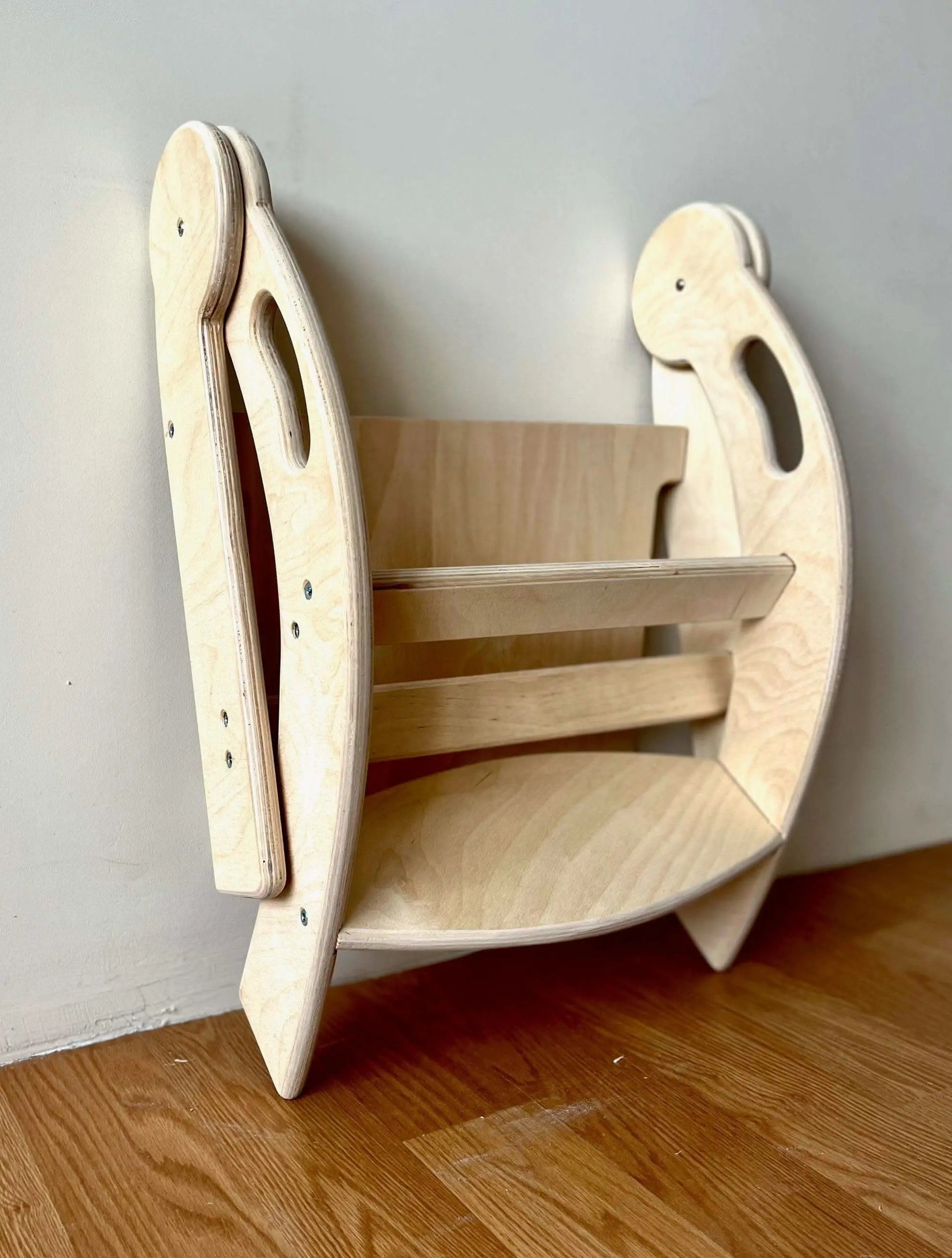 Kidodido Foldable Montessori Kitchen Step Stool For Toddlers - Baby & Toddler > Potty Training > Toilet Seats & Step Stools stool