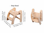 Kidodido Foldable Montessori Kitchen Step Stool For Toddlers - Baby & Toddler > Potty Training > Toilet Seats & Step Stools stool