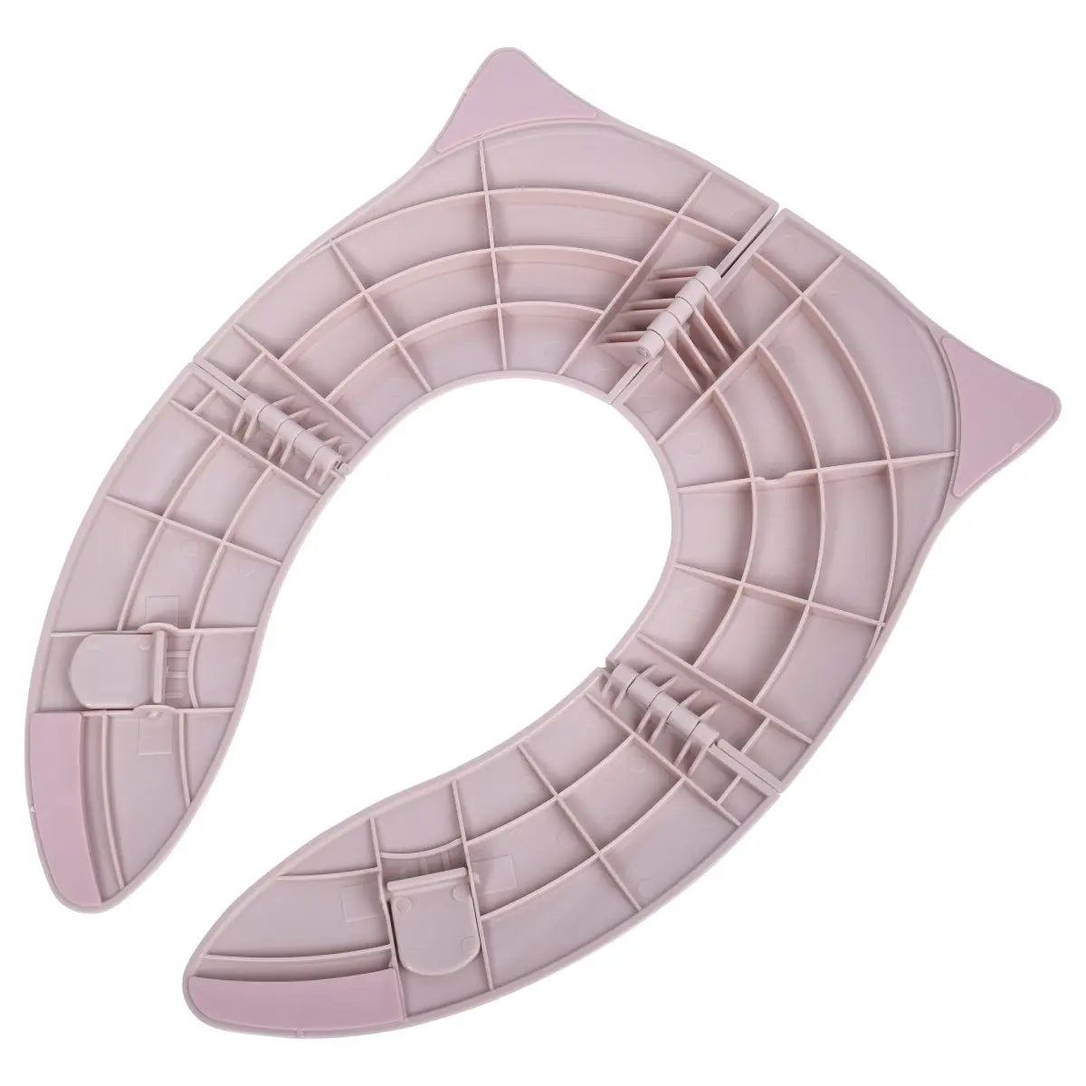Three Little Tots Folding Kids Toddler Travel Potty Seat - Blush Pink - 