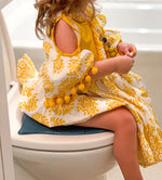 Three Little Tots Folding Kids Toddler Travel Potty Seat - Dark Teal - 