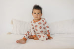 Little Joy Co. Football Print Two Piece Bamboo Pajamas Set Kids Sleepwear - Apparel & Accessories > Clothing > Baby & Toddler Clothing > Baby & Toddler Sleepwear