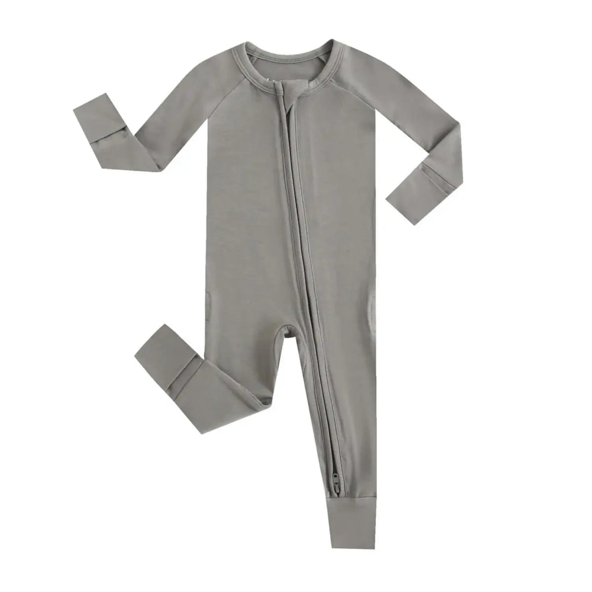 Luxie Charm Forest Green Zippered Baby Romper - Everetts Place Boutique - 