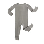 Luxie Charm Forest Green Zippered Baby Romper - Everetts Place Boutique - 