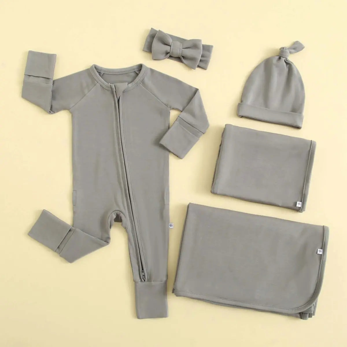 Luxie Charm Forest Green Zippered Baby Romper - Everetts Place Boutique - 