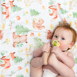 Minky Baby Blanket Forest Friends by Honey Lemonade at Everetts Place