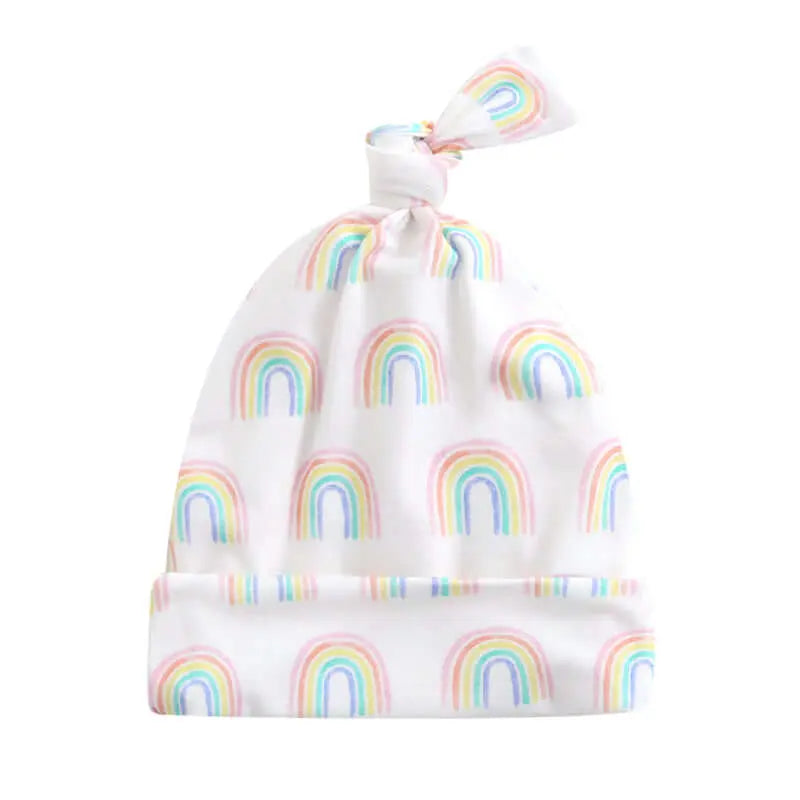 Luxie Charm Forever Rainbow Baby Beanie Hat - Everetts Place Boutique - 