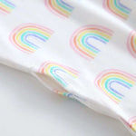 Luxie Charm Forever Rainbow Zippered Baby Romper - Everetts Place Boutique - 