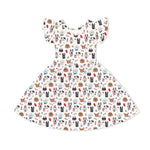 Dreamlet Freedom Dogs Bamboo Viscose Bodysuit Dress With Twirl Skirt - Apparel & Accessories > Clothing > Baby & Toddler Clothing > Baby & Toddler Dresses Bodysuit Dress