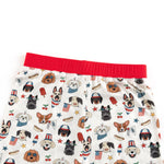 Dreamlet Freedom Dogs Short Pajama Set Patriotic Puppy Sleepwear - Apparel & Accessories > Clothing > Baby & Toddler Clothing > Baby & Toddler Sleepwear Two Piece PJs