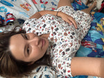 Dreamlet Freedom Dogs Womens Short Sleeve Pajama Set Bamboo Viscose - Apparel & Accessories > Clothing > Sleepwear & Loungewear Women's PJs