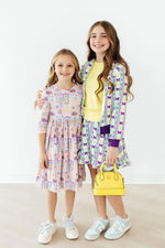 Mila & Rose ® French Quarter Fun 3/4 Sleeve Pocket Twirl Dress - 