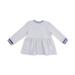 Angel Dear French Terry Dress With Game Day Patch Chenille Applique - Apparel & Accessories > Clothing > Baby & Toddler Clothing > Baby & Toddler Dresses 883A
