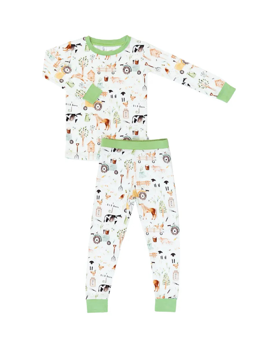 Hugga Babies Friendly Farms Two - Piece Set - Everetts Place Boutique - 
