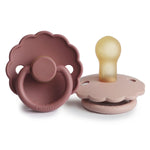 Mushie Frigg Daisy Natural Rubber Pacifier Two Pack - Baby & Toddler > Baby Health > Pacifiers & Teethers RUBBER FRIGG PACIFIERS