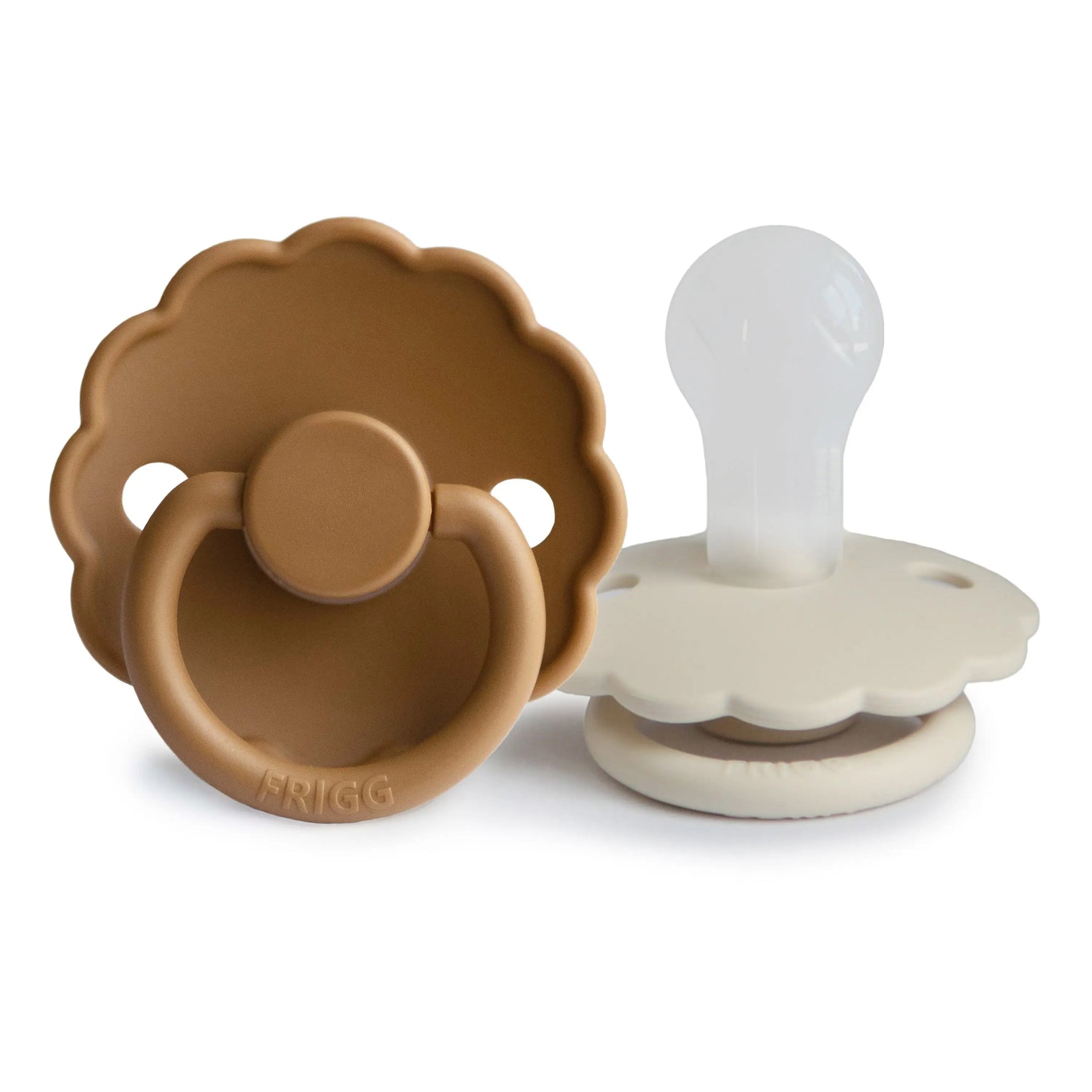 Mushie Frigg Daisy Silicone Pacifier 2 Pack with SilkySoft Nipple - Baby & Toddler > Baby Health > Pacifiers & Teethers SILICONE FRIGG PACIFIERS