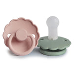 Mushie Frigg Daisy Silicone Pacifier 2 Pack with SilkySoft Nipple - Baby & Toddler > Baby Health > Pacifiers & Teethers SILICONE FRIGG PACIFIERS