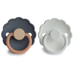 Mushie Frigg Daisy Silicone Pacifier 2 Pack with SilkySoft Nipple - Baby & Toddler > Baby Health > Pacifiers & Teethers SILICONE FRIGG PACIFIERS