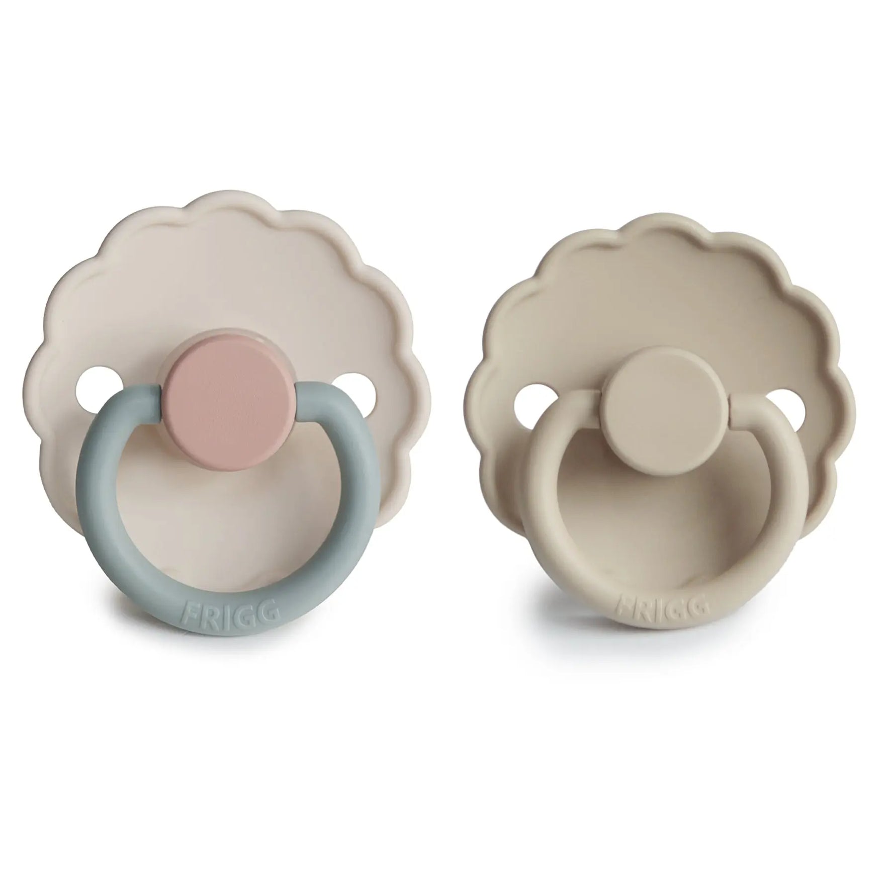 Mushie Frigg Daisy Silicone Pacifier 2 Pack with SilkySoft Nipple - Baby & Toddler > Baby Health > Pacifiers & Teethers SILICONE FRIGG PACIFIERS