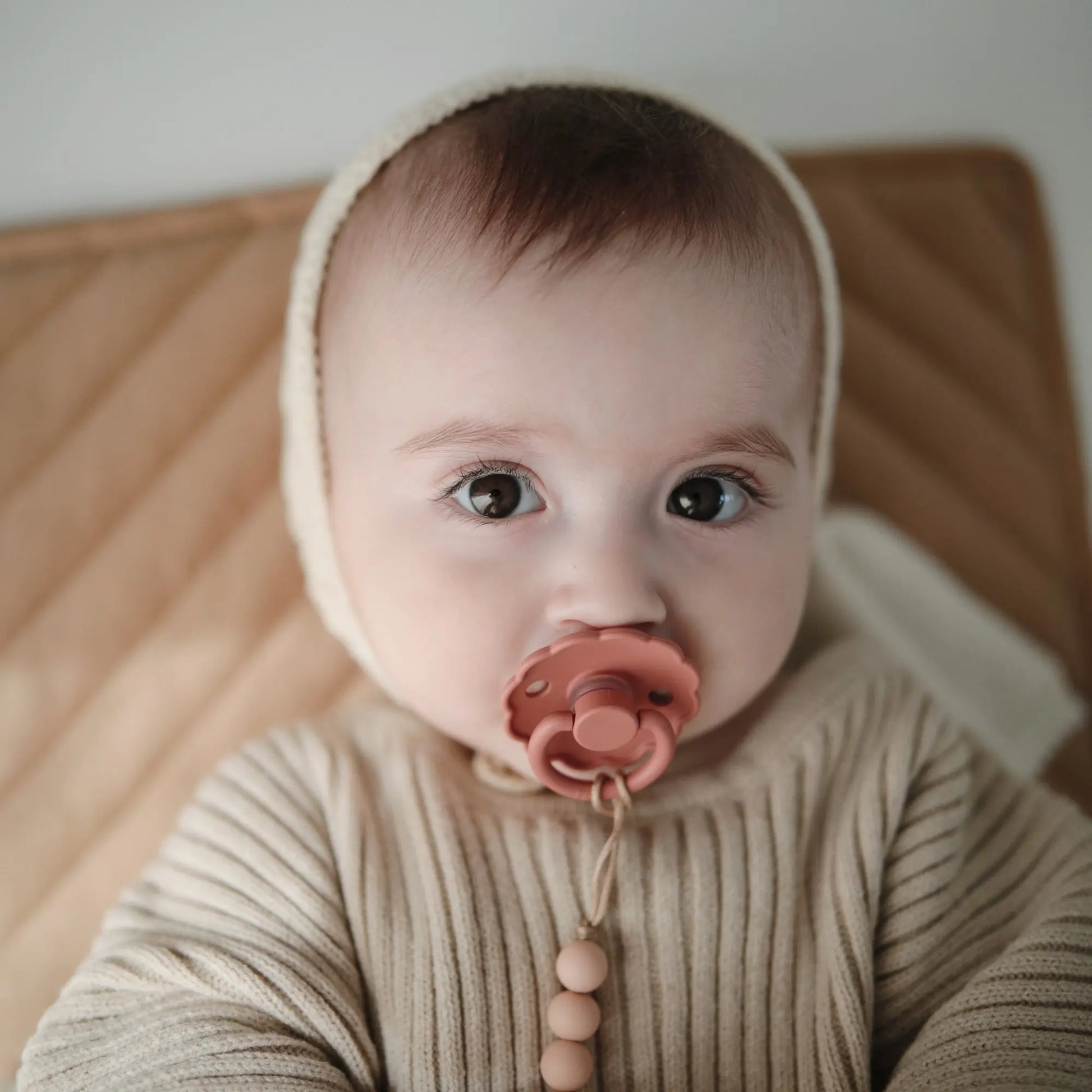 Frigg Daisy Silicone Pacifier 2 Pack with SilkySoft Nipple Mushie Everetts Place: Online Boutique