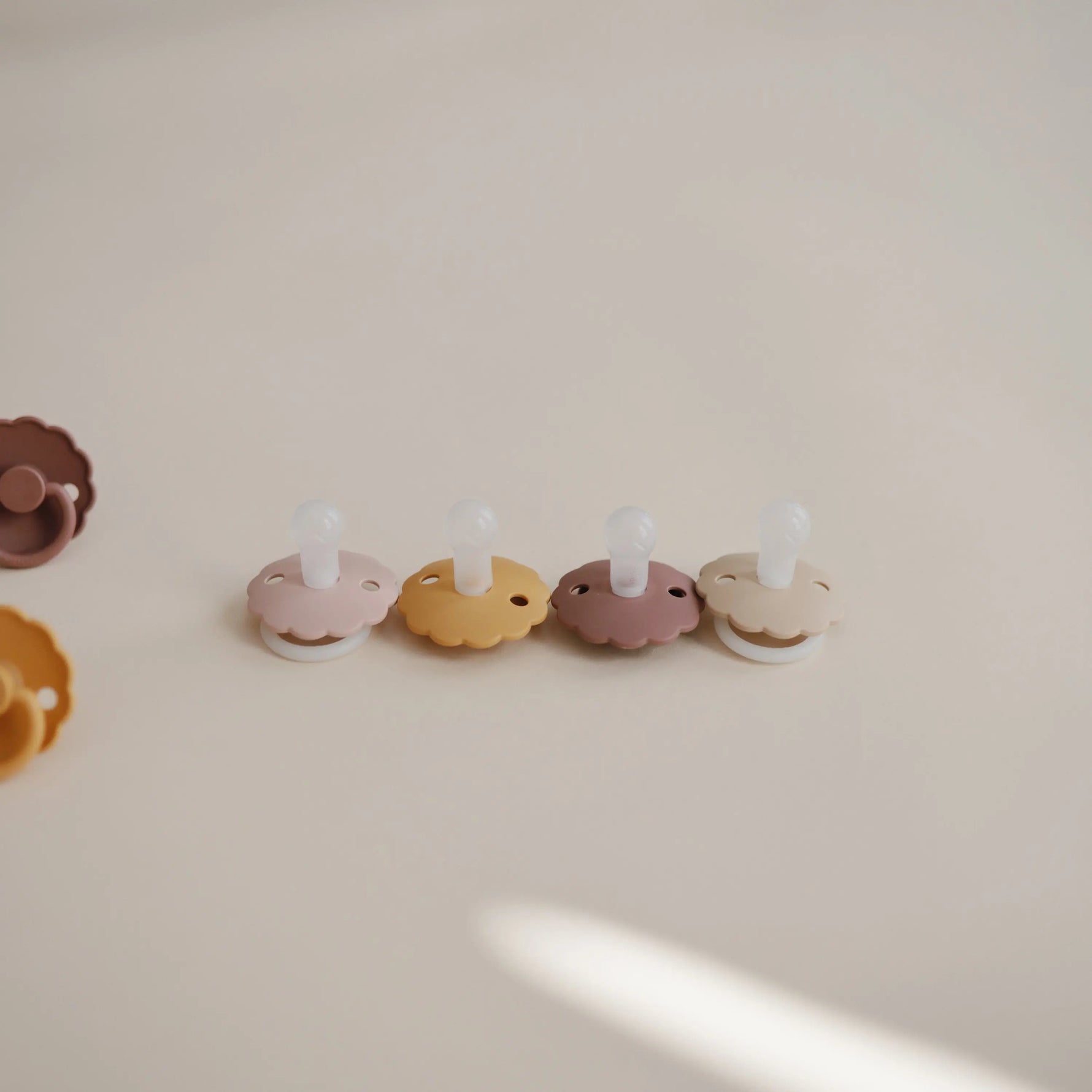 Mushie Frigg Daisy Silicone Pacifier 2 Pack with SilkySoft Nipple - Baby & Toddler > Baby Health > Pacifiers & Teethers SILICONE FRIGG PACIFIERS