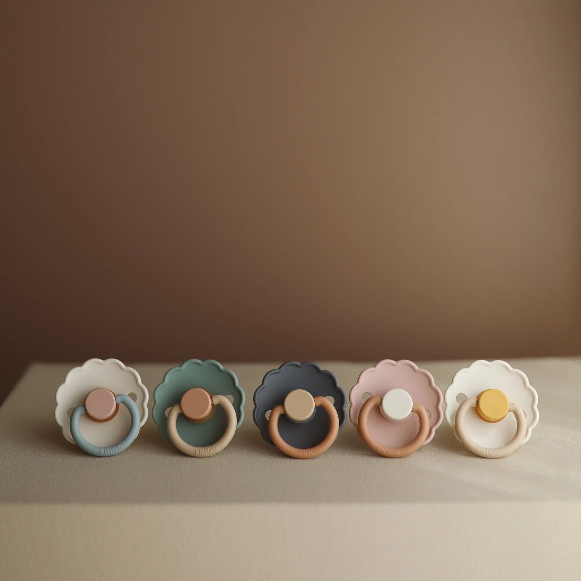 Frigg Daisy Silicone Pacifier 2 Pack with SilkySoft Nipple Mushie Everetts Place: Online Boutique