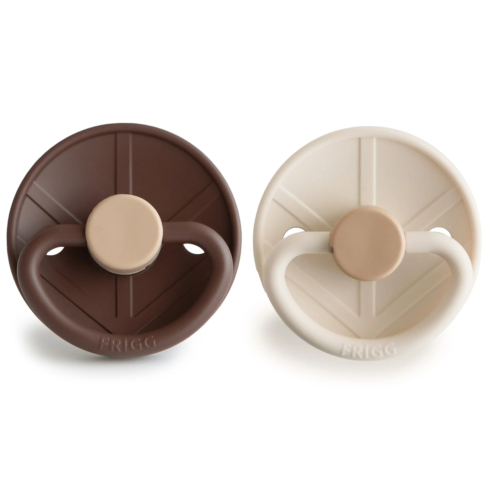 Frigg Little Viking Silicone Pacifiers 2-Pack with SilkySoft Nipple Mushie Everetts Place: Online Boutique