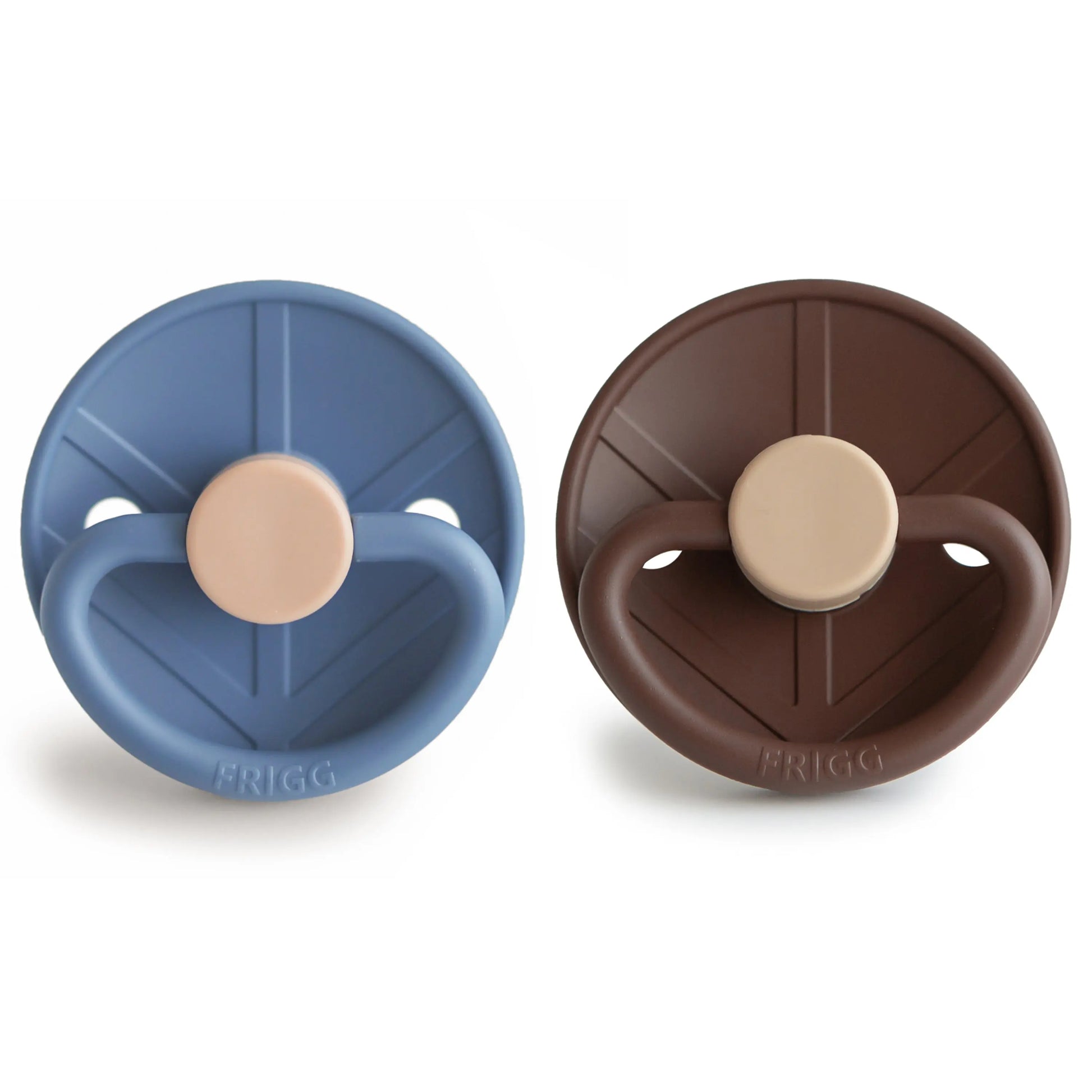 Frigg Little Viking Silicone Pacifiers 2-Pack with SilkySoft Nipple Mushie Everetts Place: Online Boutique