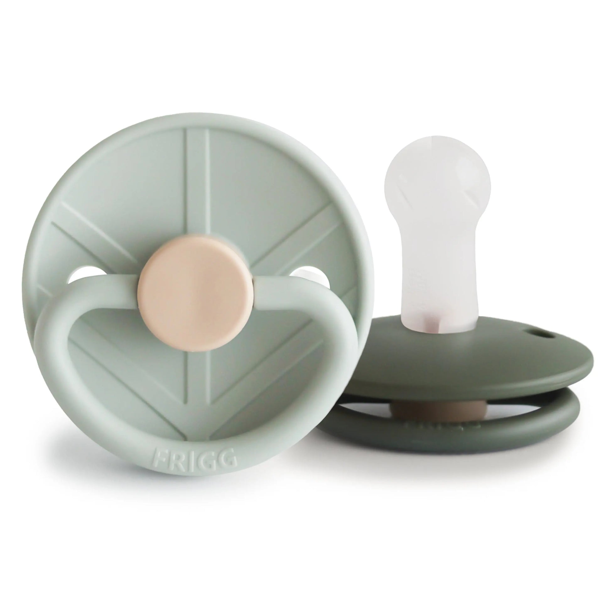 Frigg Little Viking Silicone Pacifiers 2-Pack with SilkySoft Nipple Mushie Everetts Place: Online Boutique
