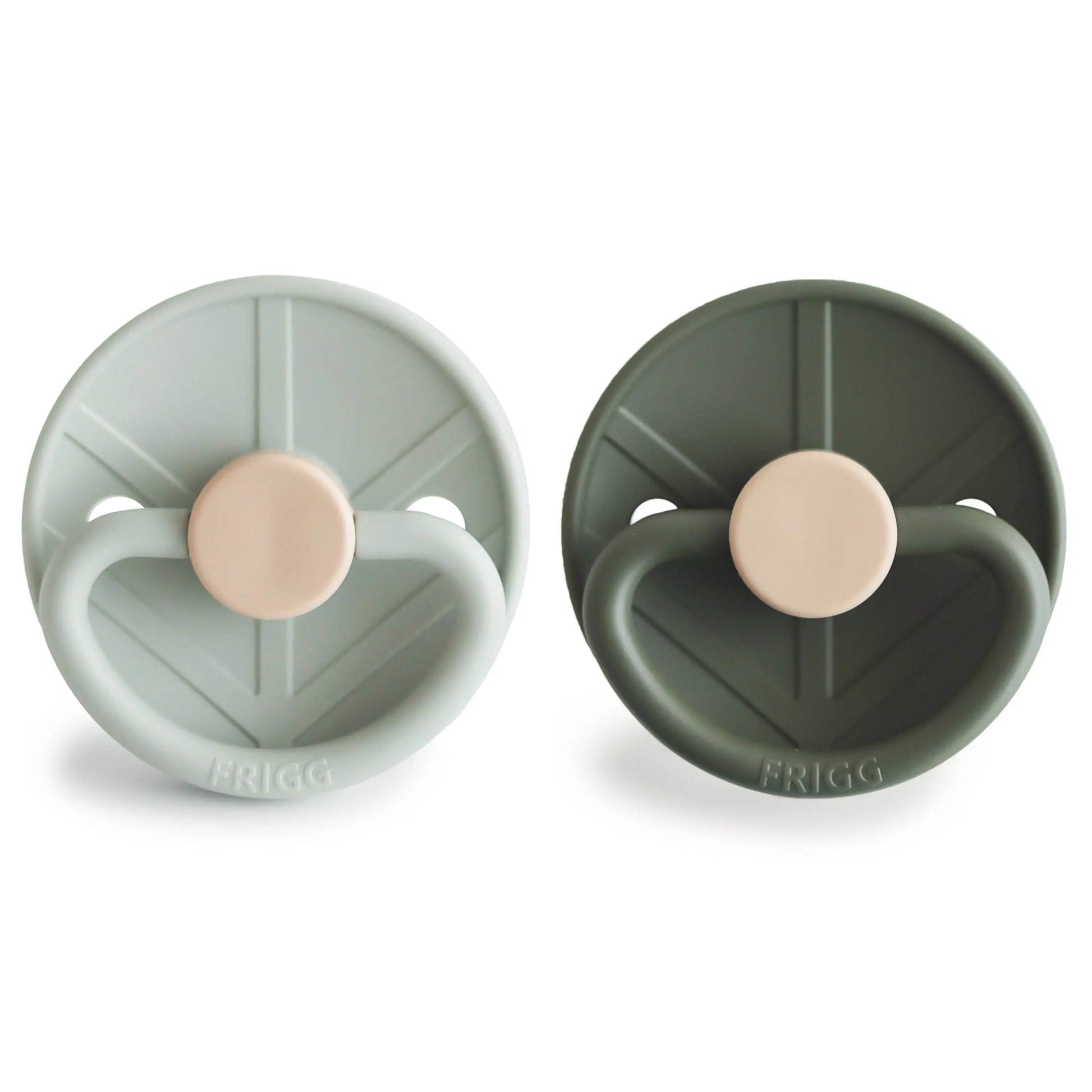 Frigg Little Viking Silicone Pacifiers 2-Pack with SilkySoft Nipple Mushie Everetts Place: Online Boutique