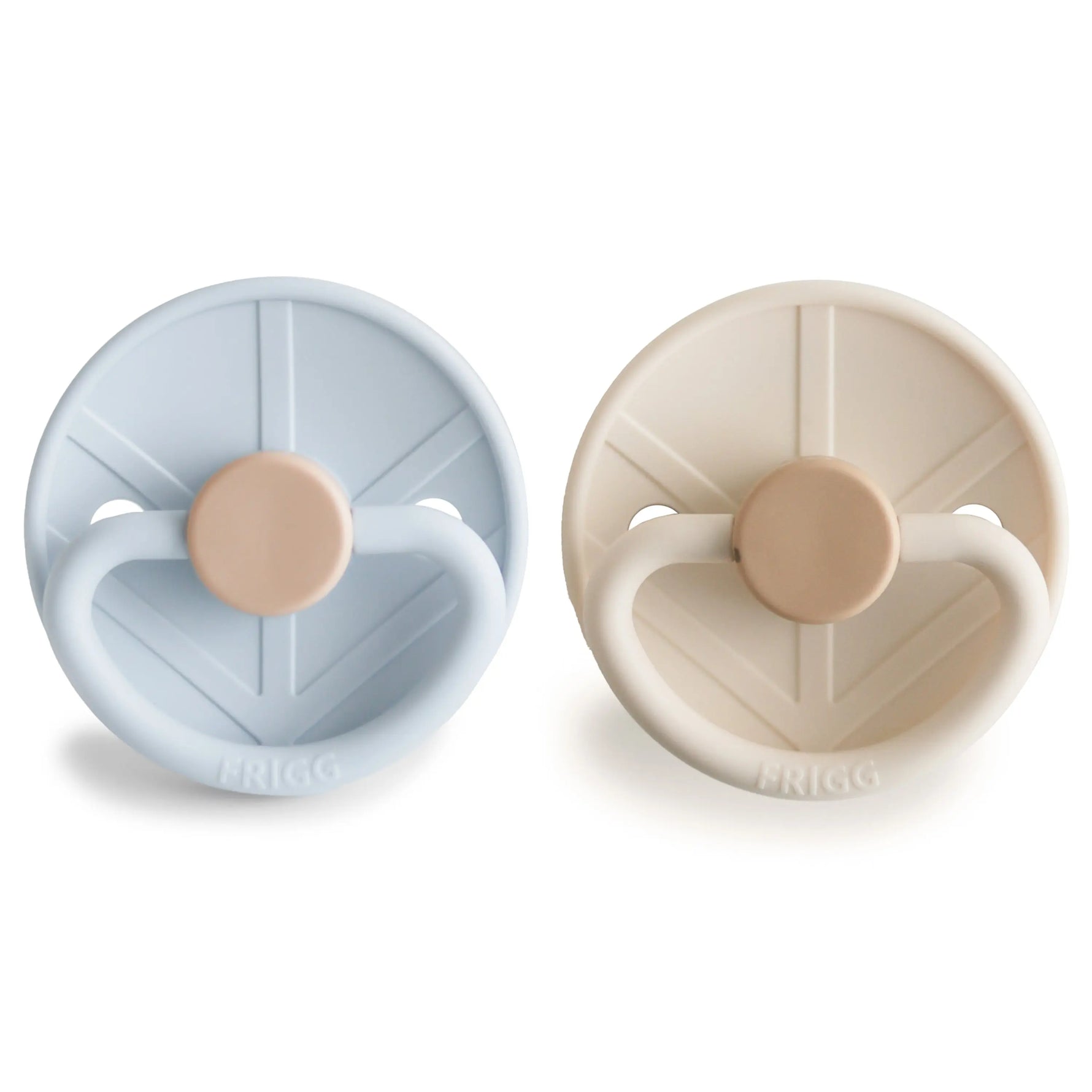 Mushie Frigg Little Viking Silicone Pacifiers 2-Pack with SilkySoft Nipple - Baby & Toddler > Baby Health > Pacifiers & Teethers SILICONE FRIGG PACIFIERS