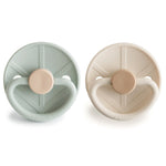 Mushie Frigg Little Viking Silicone Pacifiers 2-Pack with SilkySoft Nipple - Baby & Toddler > Baby Health > Pacifiers & Teethers SILICONE FRIGG PACIFIERS