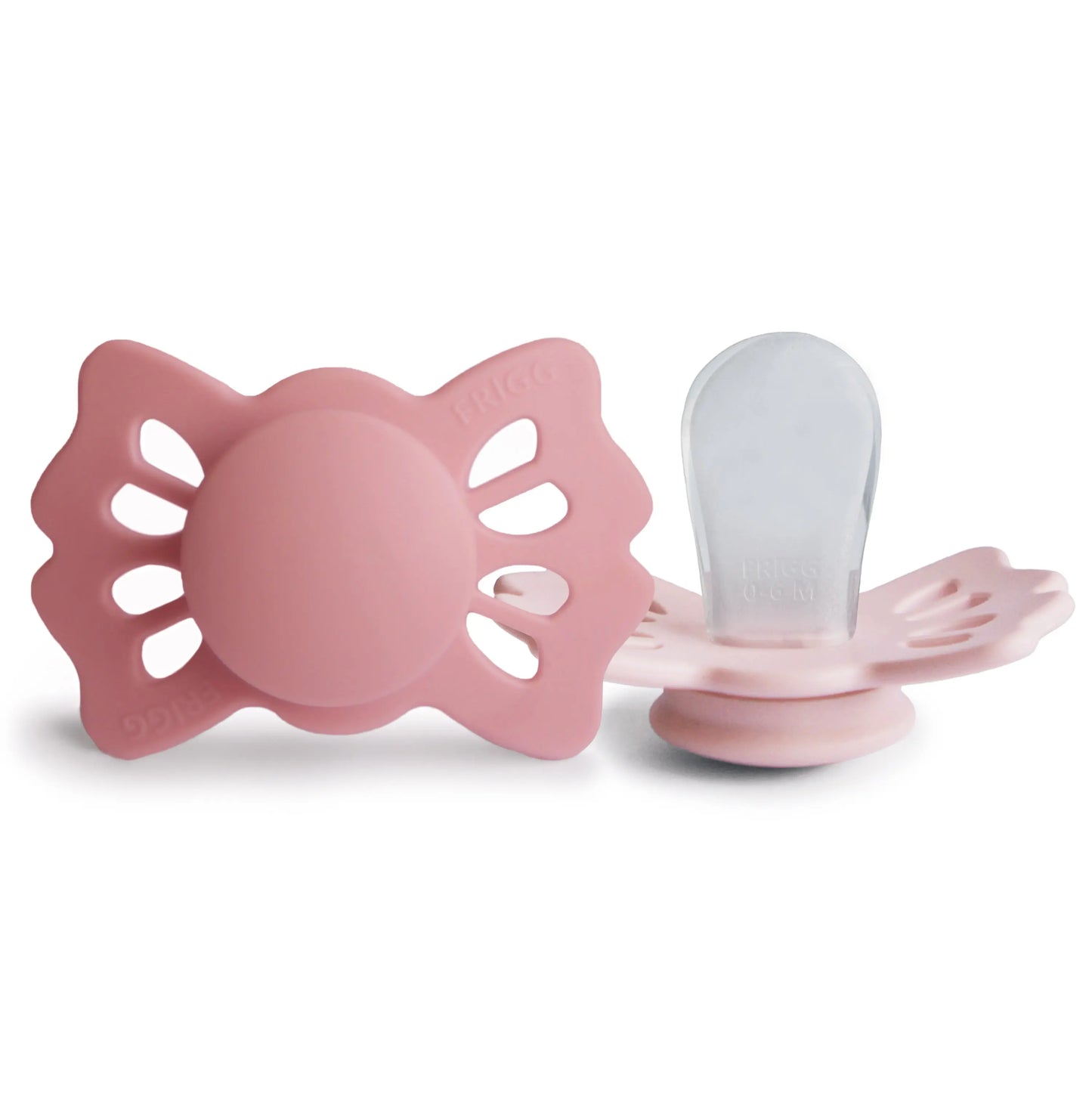 Frigg Lucky Symmetrical Silicone Pacifier 2 Pack 0 to 6 Months Mushie Everetts Place: Online Boutique 16.99