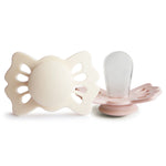 Mushie Frigg Lucky Symmetrical Silicone Pacifier 2 Pack 0 to 6 Months - Baby & Toddler > Baby Health > Pacifiers & Teethers SILICONE FRIGG PACIFIERS
